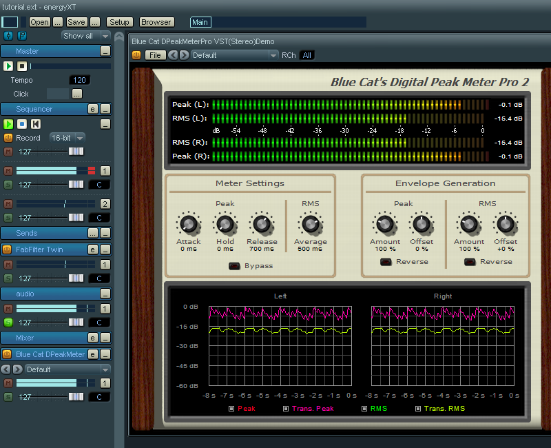 Step 07 - DPMP will now receive audio only from the audio drum track